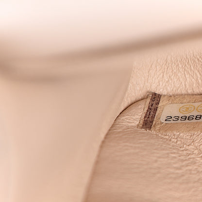 Chanel Caviar Quilted Medium Double Flap Beige Clair 6 of 8