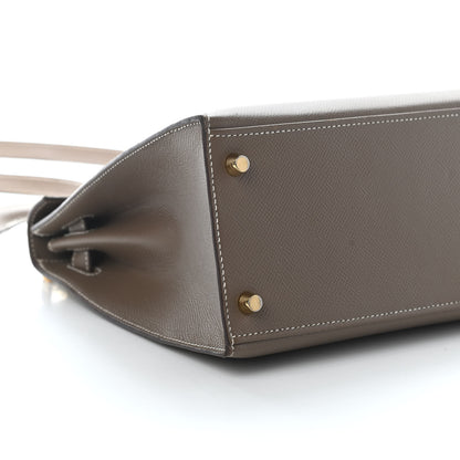 Hermes Epsom Kelly Sellier 28 Etoupe 7 of 12