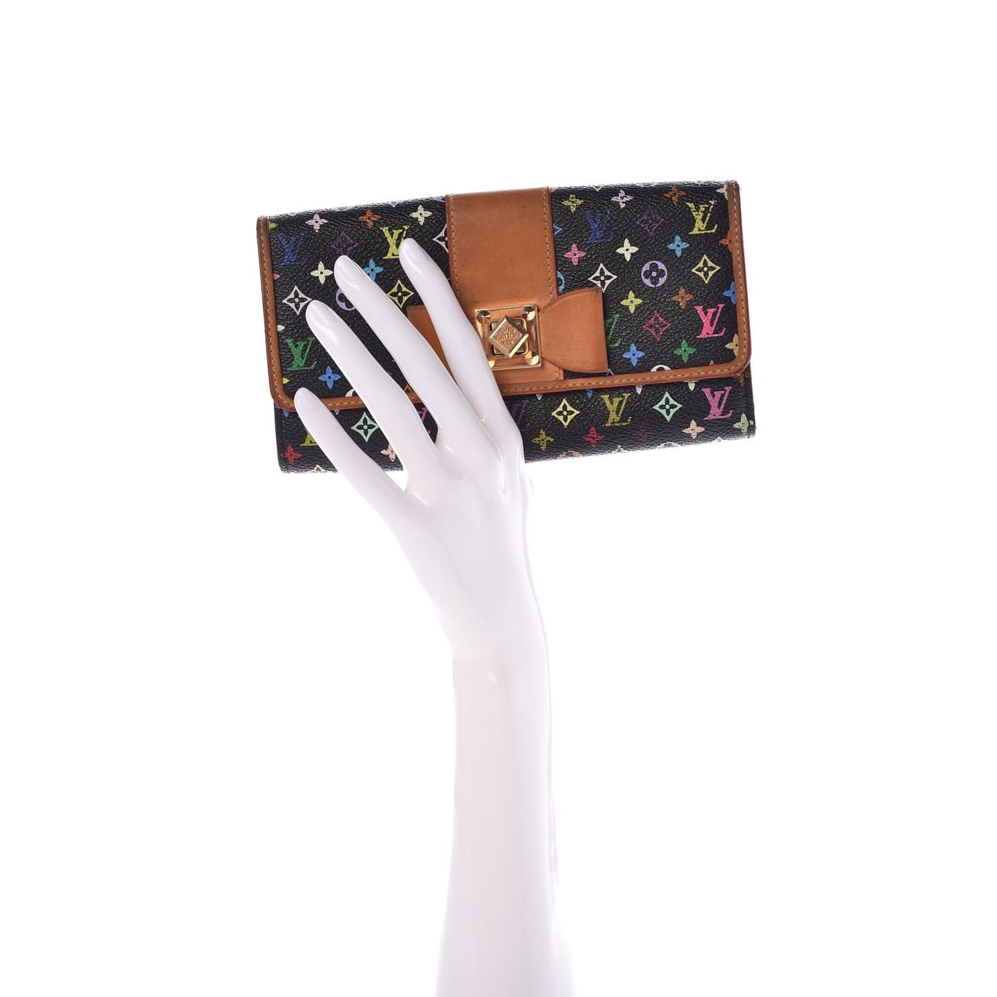 Monogram Multicolor Sarah Noeud Wallet Black Grenade