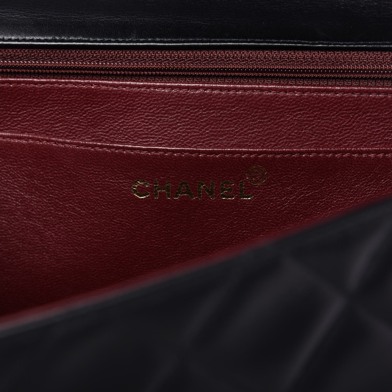 Chanel Lambskin Quilted XL Jumbo Single Flap Black 8 of 11