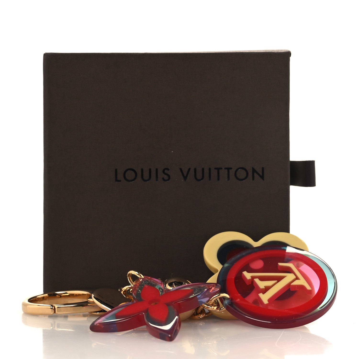 Louis Vuitton Resin Candy Fleurs Bag Charm Multicolor 4 of 4