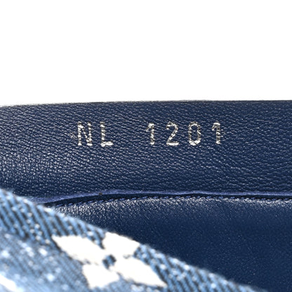 Louis Vuitton Denim Monogram Silhouette Ankle Boots 38 Navy Blue 6 of 9