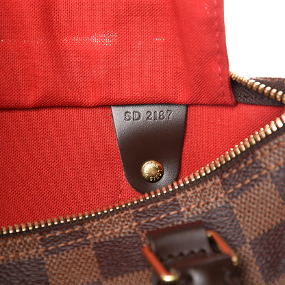 Louis Vuitton Damier Ebene Speedy Bandouliere 25 10 of 10