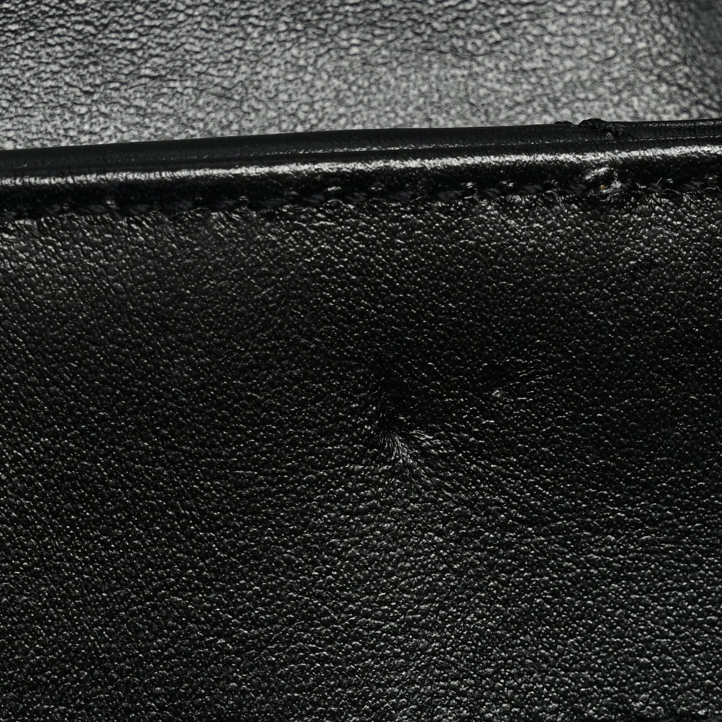 Calfskin Y Quilted Monogram Monochrome Medium Loulou Chain Satchel Black