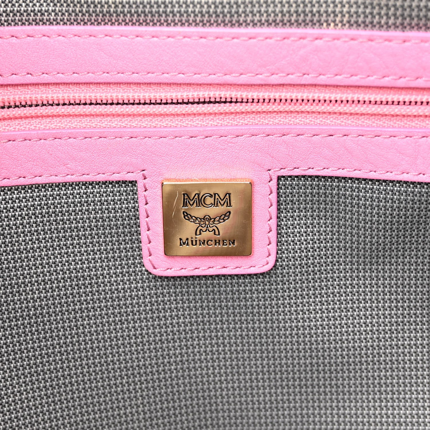 MCM Visetos Medium Side Studs Stark Backpack Pink 5 of 17