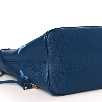 Louis Vuitton Empreinte Monogram Giant Neverfull MM Degrade Bleu 8 of 9