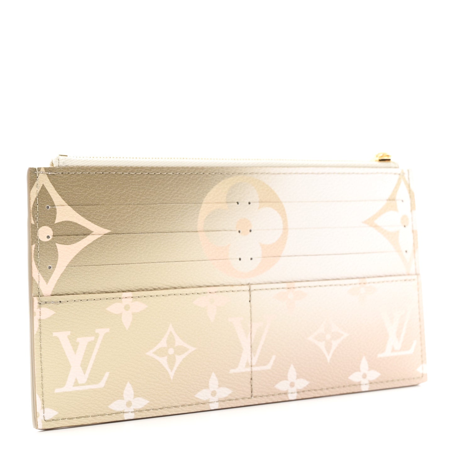 Monogram Giant Spring In The City Slim Purse Sunset Kaki