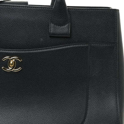 Chanel Grained Calfskin Medium Neo Executive Shopper Tote Black 8 of 23