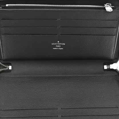 Louis Vuitton Taiga Zippy Organizer Wallet Black 5 of 10
