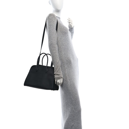 The Row Matte Grained Calfskin Soft Margaux 12 Black 2 of 10