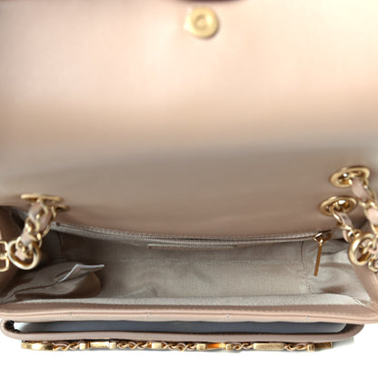 Chanel Calfskin Quilted Small Enchained Flap Beige 4 of 7