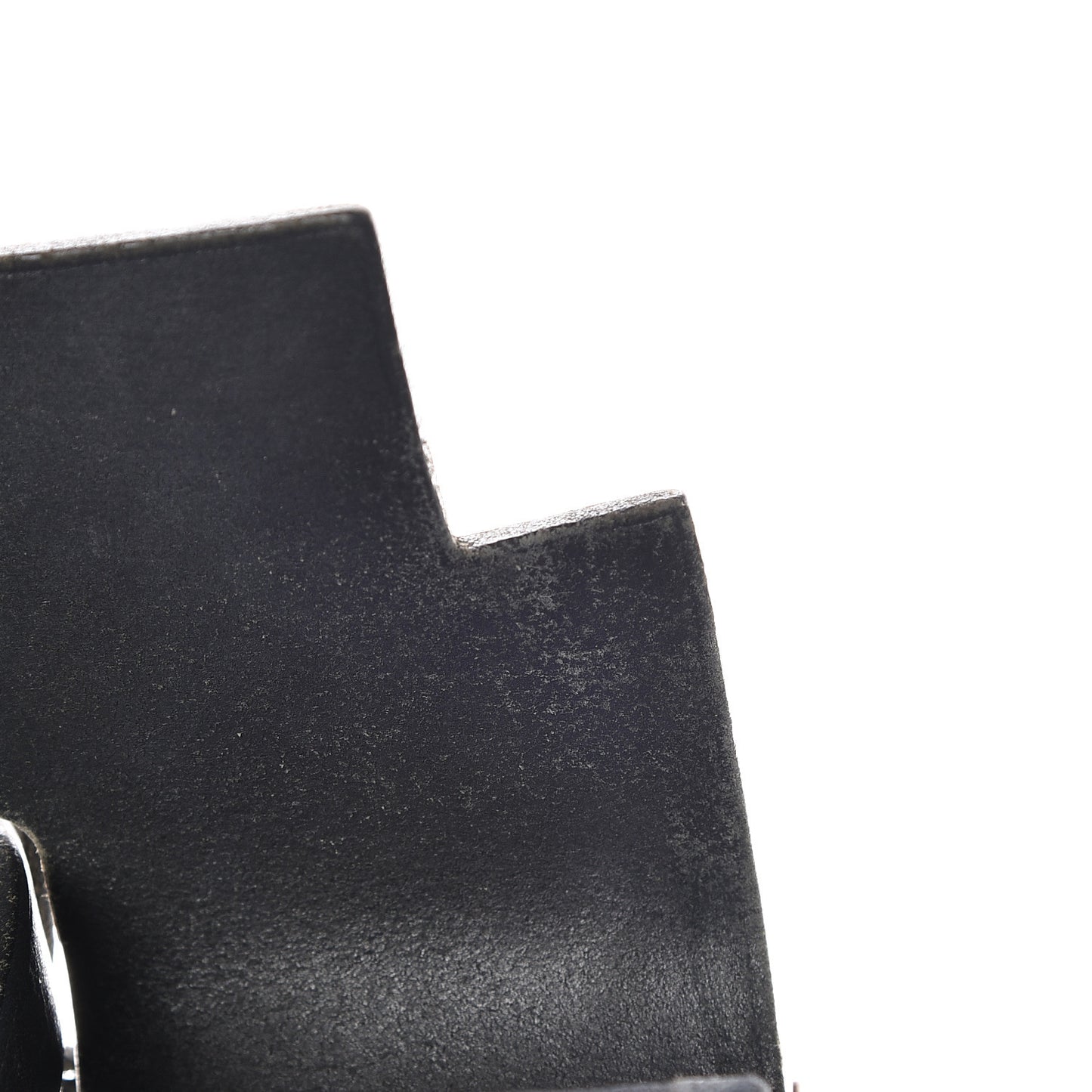 Toile Vache Calfskin Herbag 30 PM Black