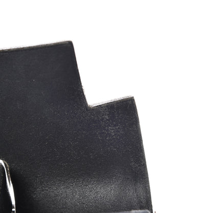 Hermes Toile Vache Calfskin Herbag 30 PM Black 11 of 22
