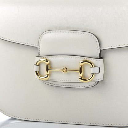 Gucci Azalea Calfskin Horsebit 1955 Shoulder Bag Mystic White 10 of 10