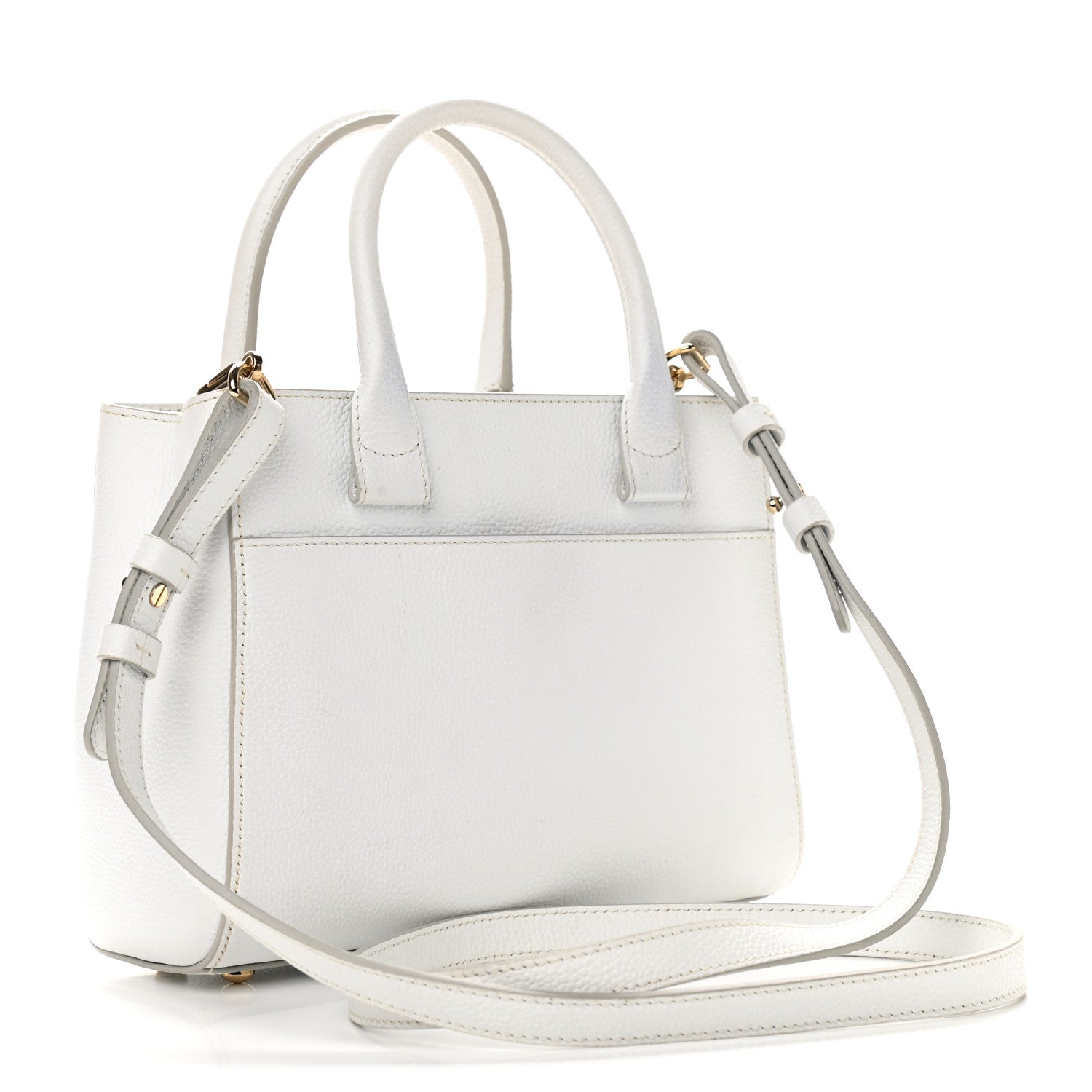 Chanel Grained Calfskin Mini Neo Executive Shopper Tote White 3 of 16