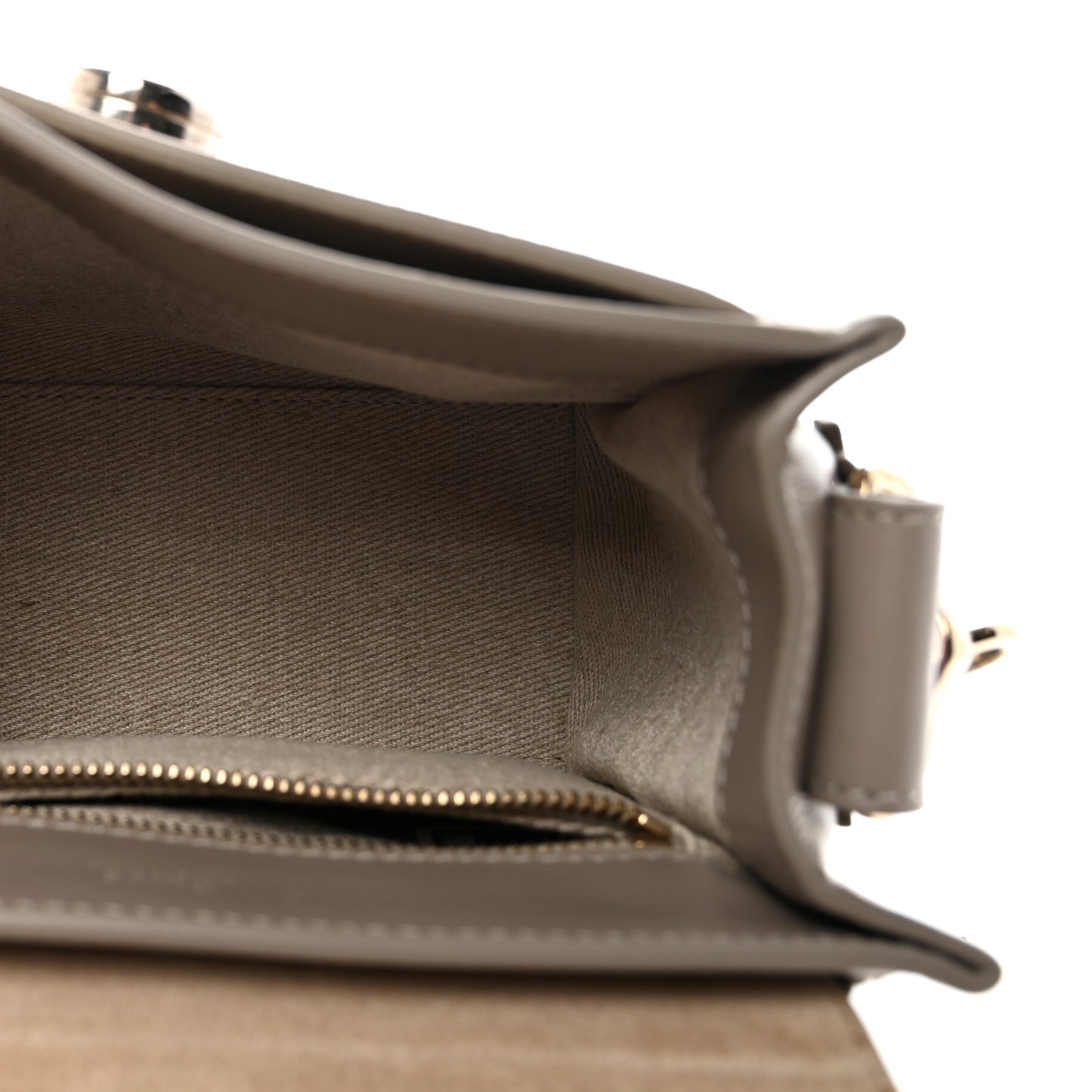 Calfskin Mini Tess Day Bag Motty Grey