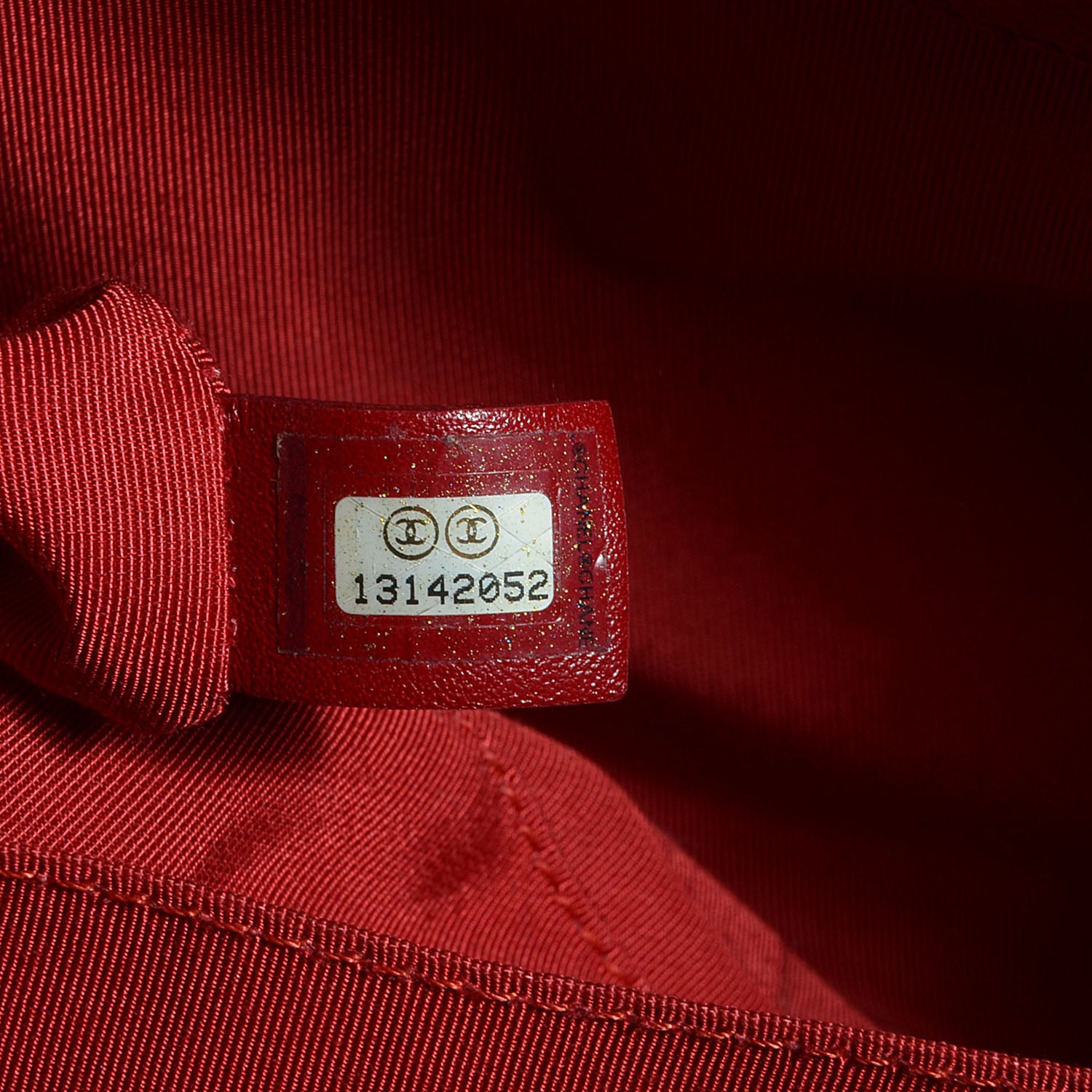 Chanel Caviar Grand Shopping Tote GST Red 7 of 8