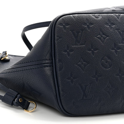 Louis Vuitton Empreinte Monogram Giant Neverfull MM Navy 7 of 9