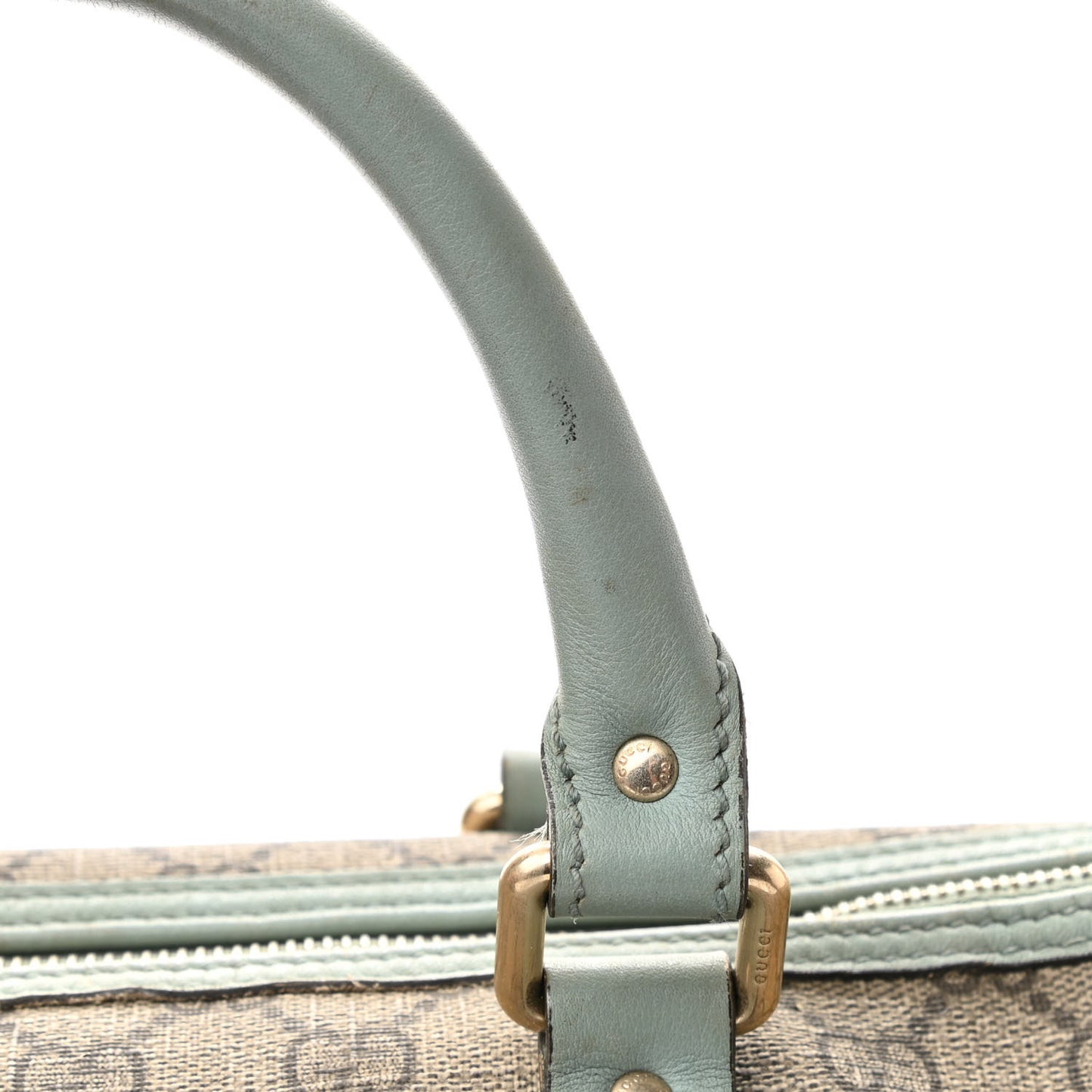GG Plus Monogram Medium Joy Boston Light Blue