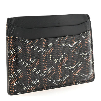 Goyard Goyardine Saint Sulpice Card Holder Black 3 of 6