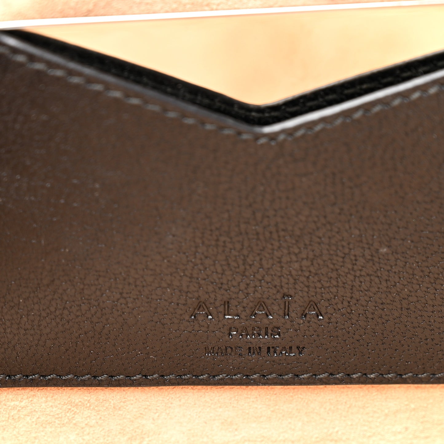Goatskin Medium Le Teckel Bag Black