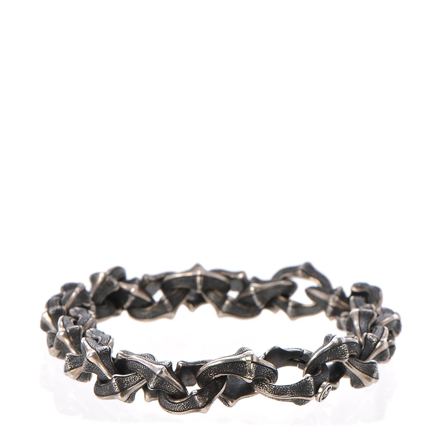 David Yurman Sterling Silver Armory Small Link Bracelet 3 of 5