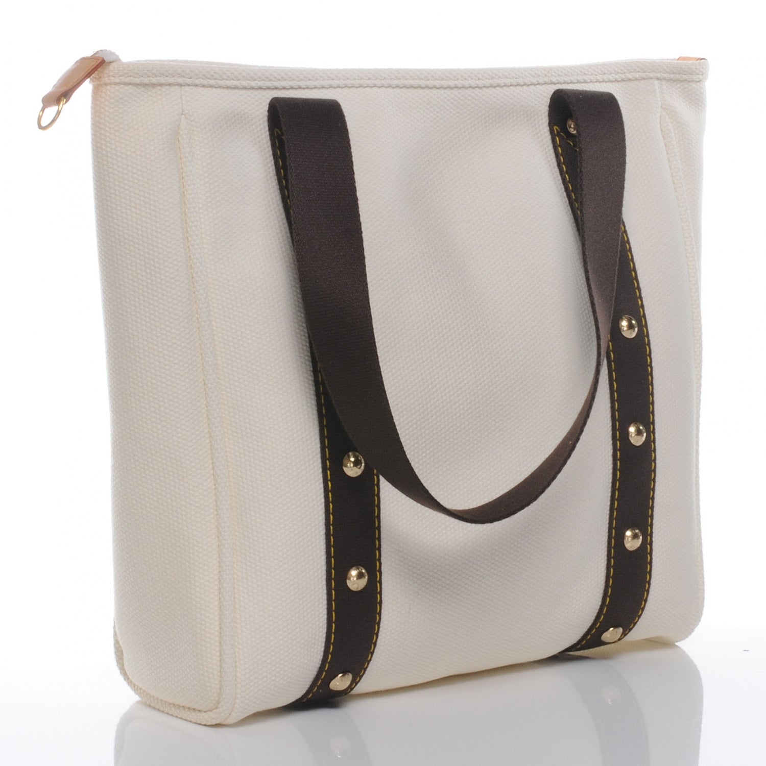Louis Vuitton Toile Antigua Cabas MM White 3 of 7