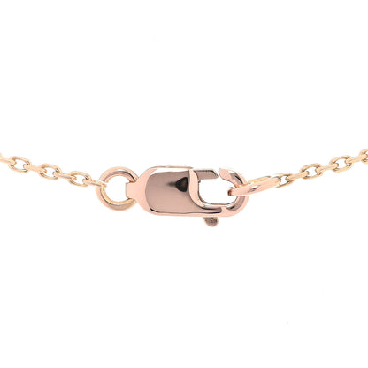 Van Cleef & Arpels 18K Rose Gold Carnelian Sweet Alhambra Pendant Necklace 3 of 7