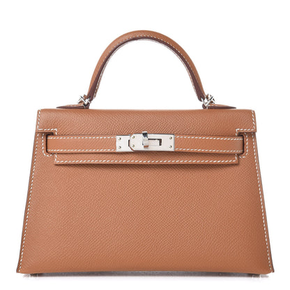 Hermes Epsom Mini Kelly Sellier 20 Gold 1 of 35