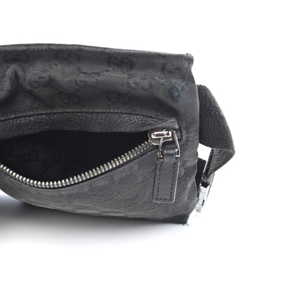 Gucci GG Monogram Double Pocket Belt Bag Black 6 of 13