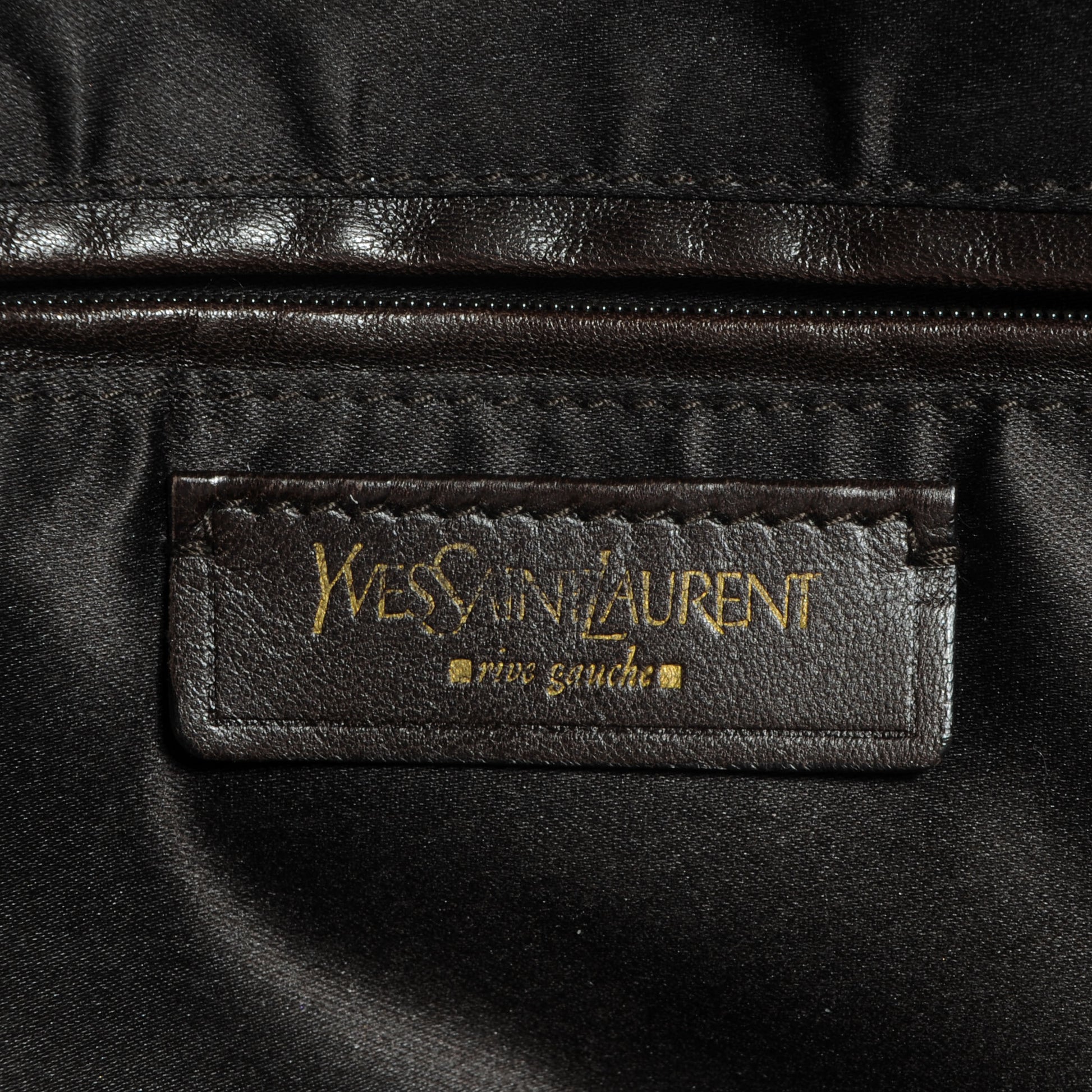 Saint Laurent Leather Oversized MUSE Brown 6 of 10