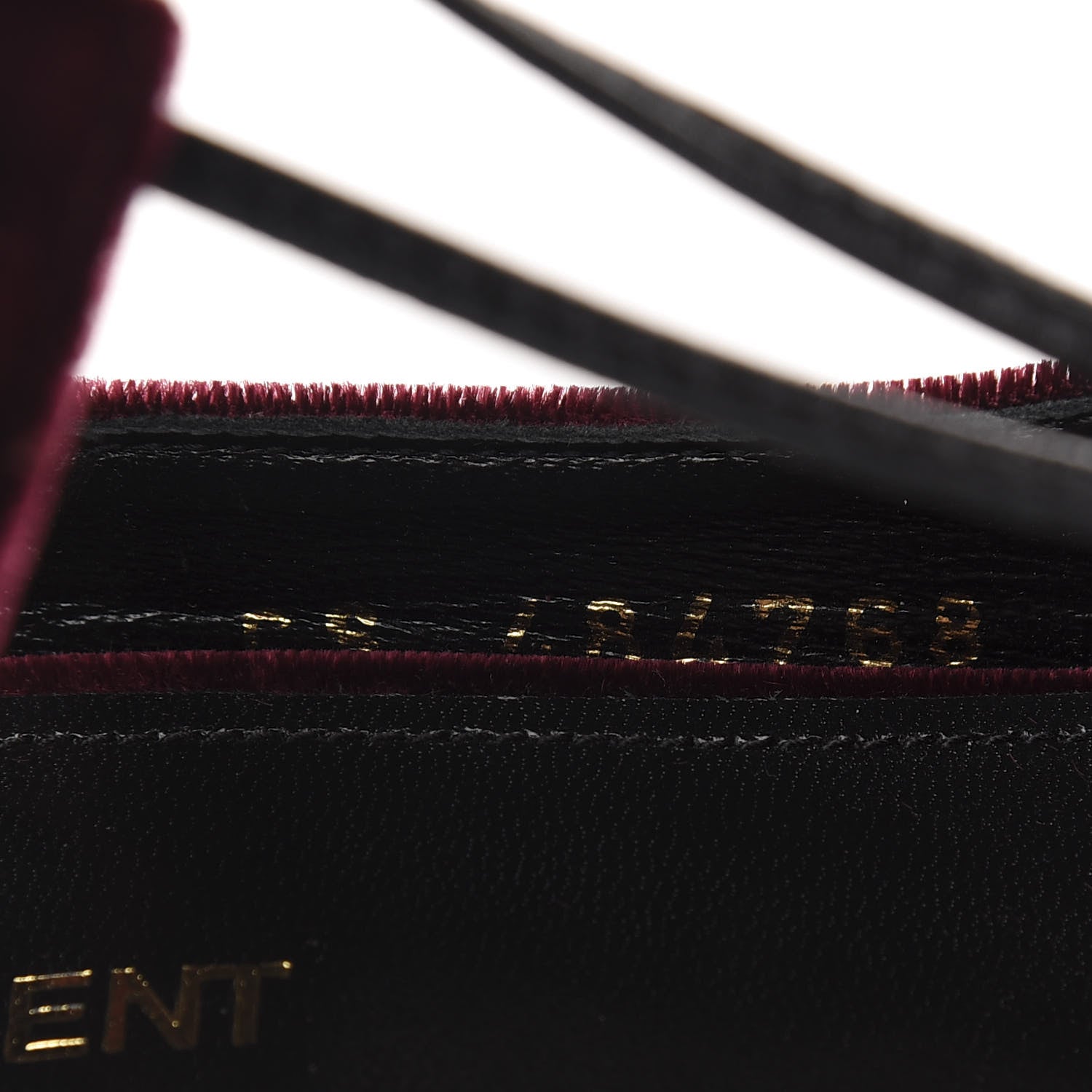 Saint Laurent Velluto Master Lace Up Tribute 105 Platform Sandals 36.5 Burgundy 8 of 13