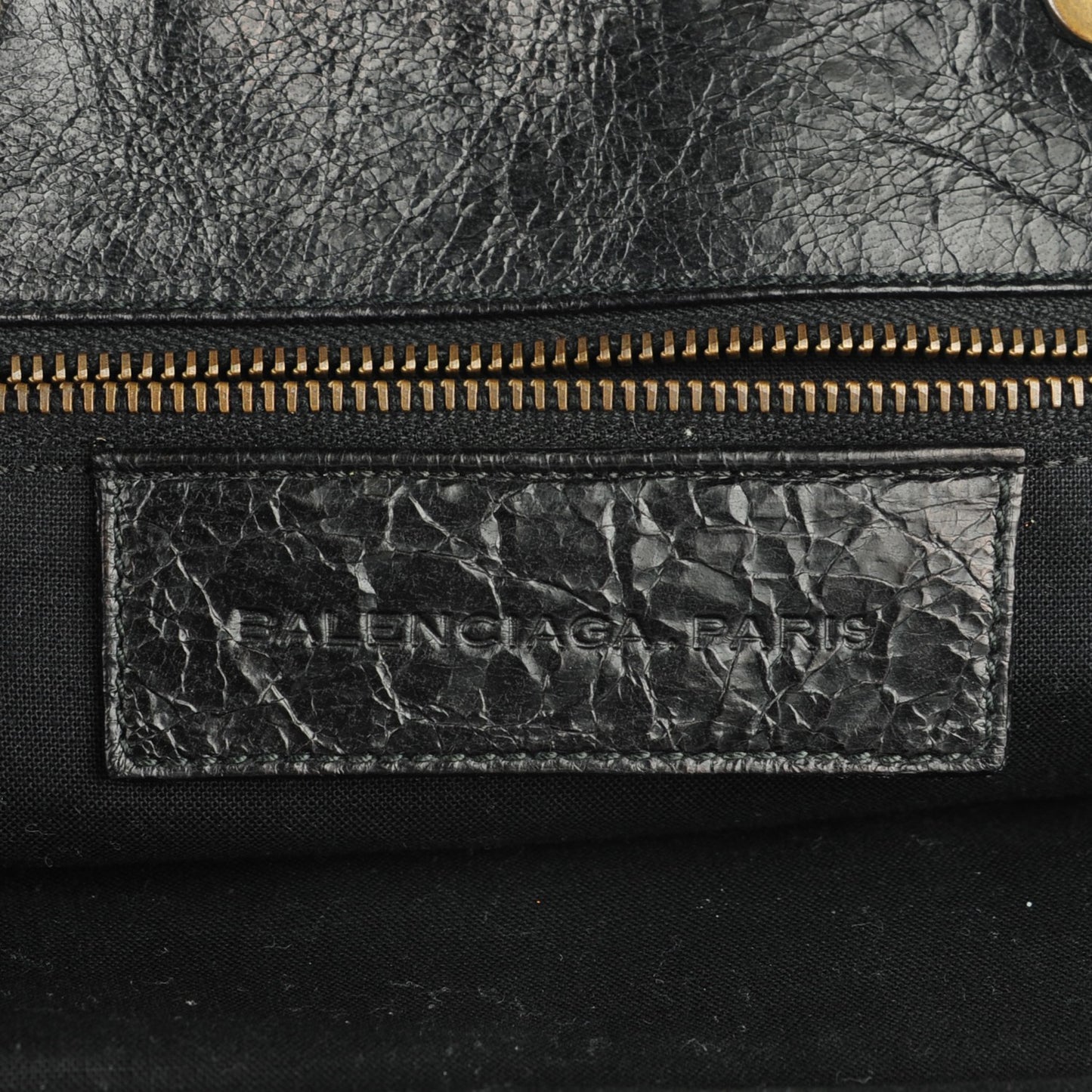 Chevre Oval Clutch Black