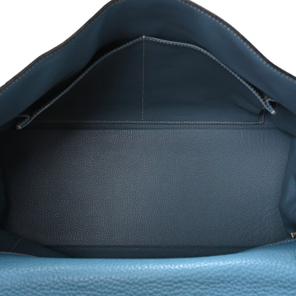 Hermes Taurillon Clemence Kelly Retourne 40 Blue Jean 5 of 11