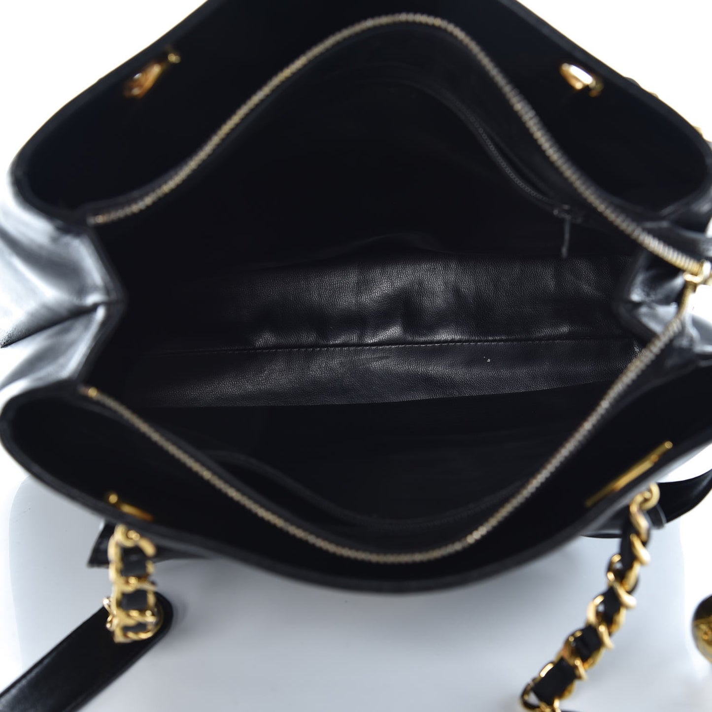 Lambskin CC Tote Black