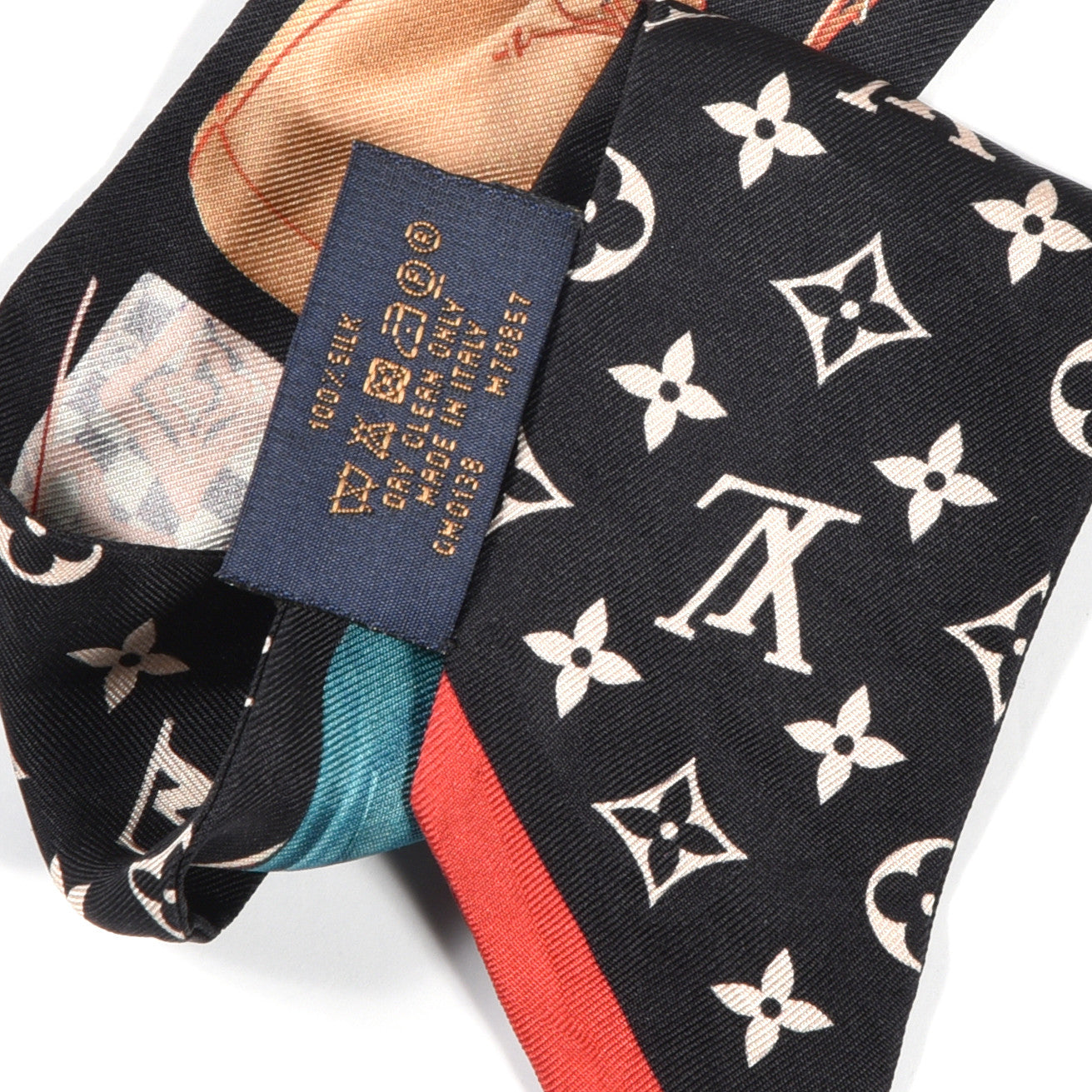 Silk Monogram Tribute To Noe BB Bandeau Black