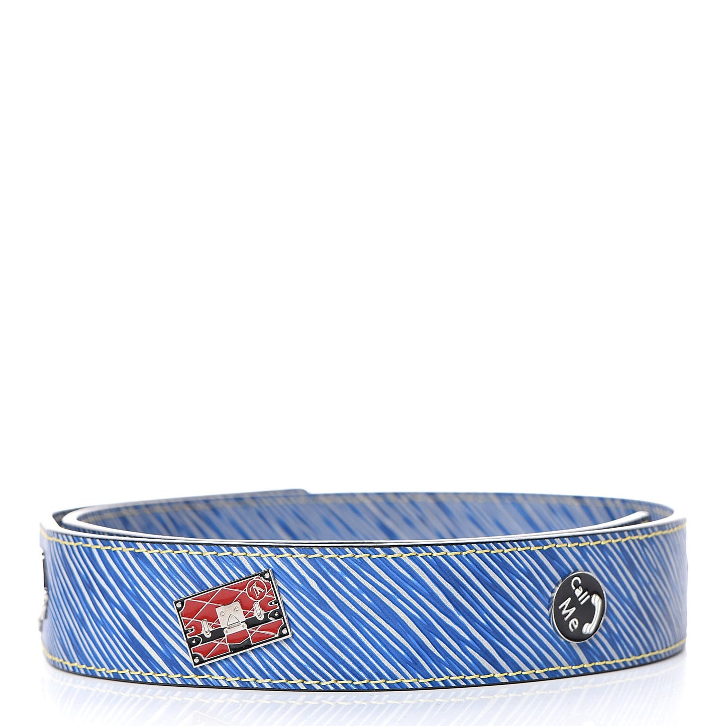 Epi Pins Bandouliere Shoulder Strap Denim Light