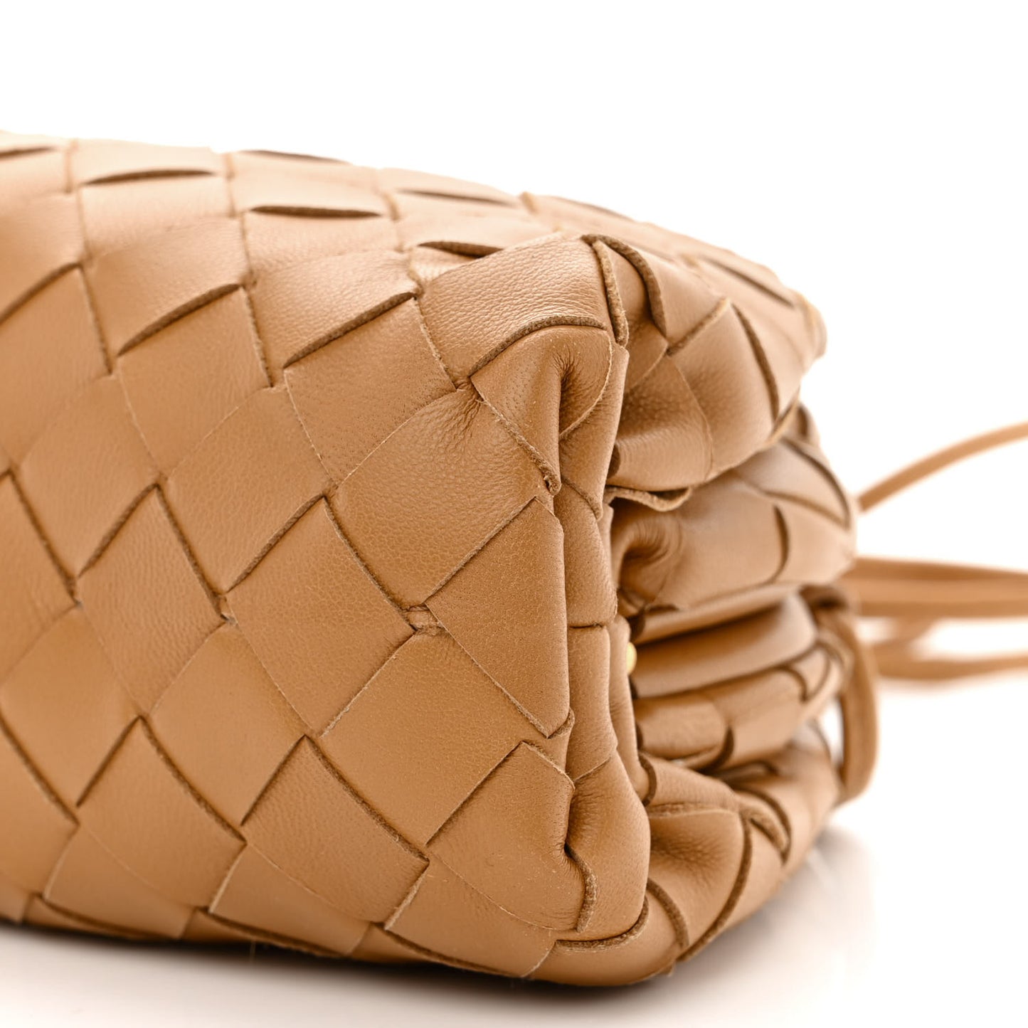 Nappa Intrecciato The Mini Pouch Carmel