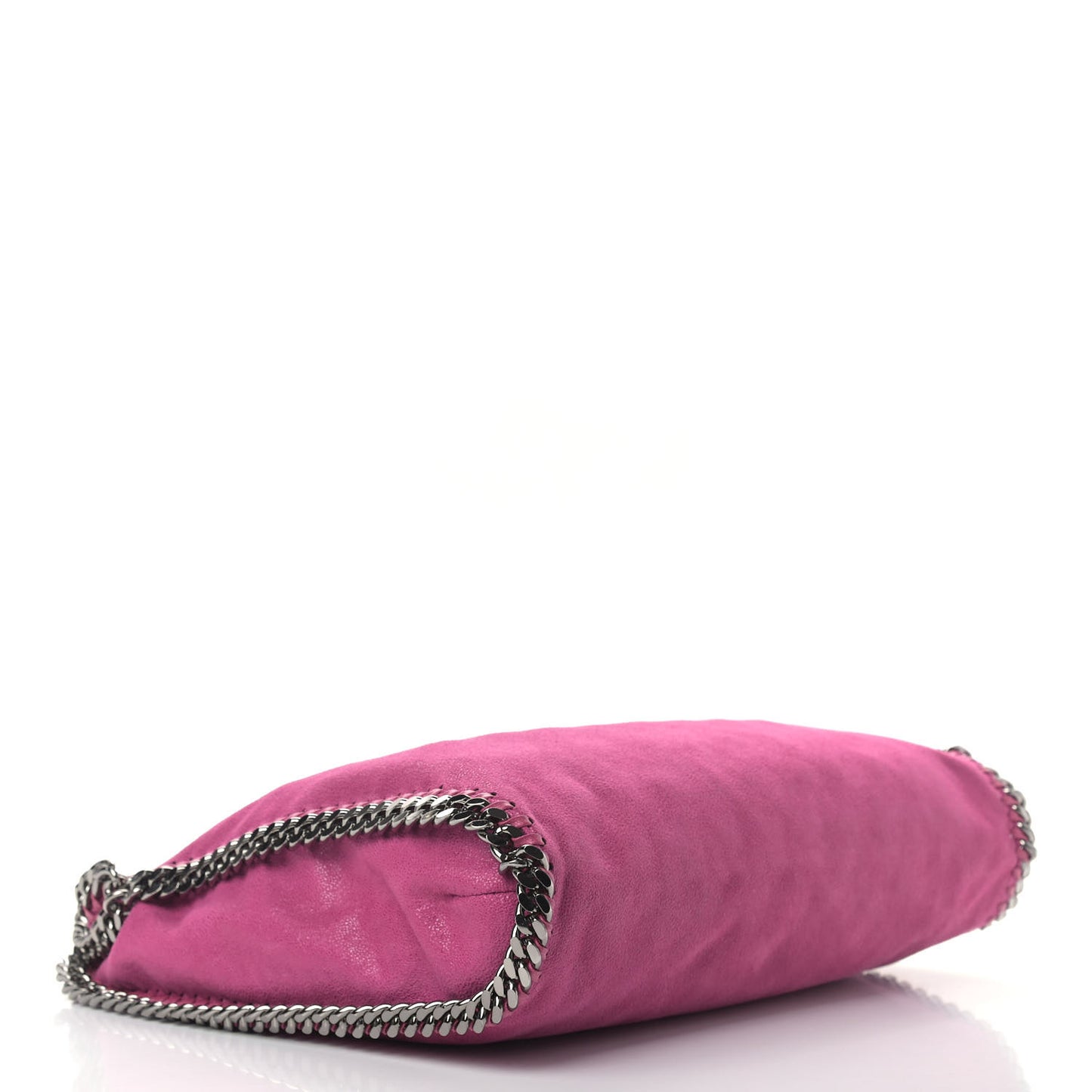 Shaggy Deer Falabella Fold Over Tote Hot Pink