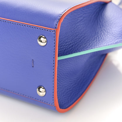 Fendi Vitello Dolce Mini 3jours Tote Viola Cassis 8 of 8