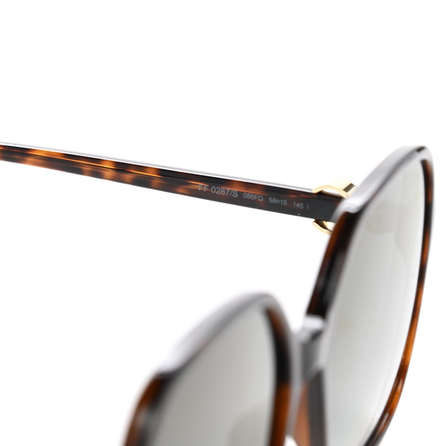 Acetate Square Sunglasses FF 0287/S Tortoise