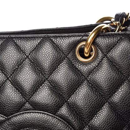 Chanel Caviar Quilted Grand Shopping Tote GST Black 15 of 16