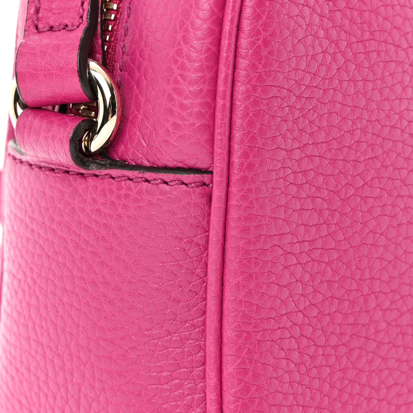 Cellarius Calfskin Small Soho Disco Bag Bright Bouganville