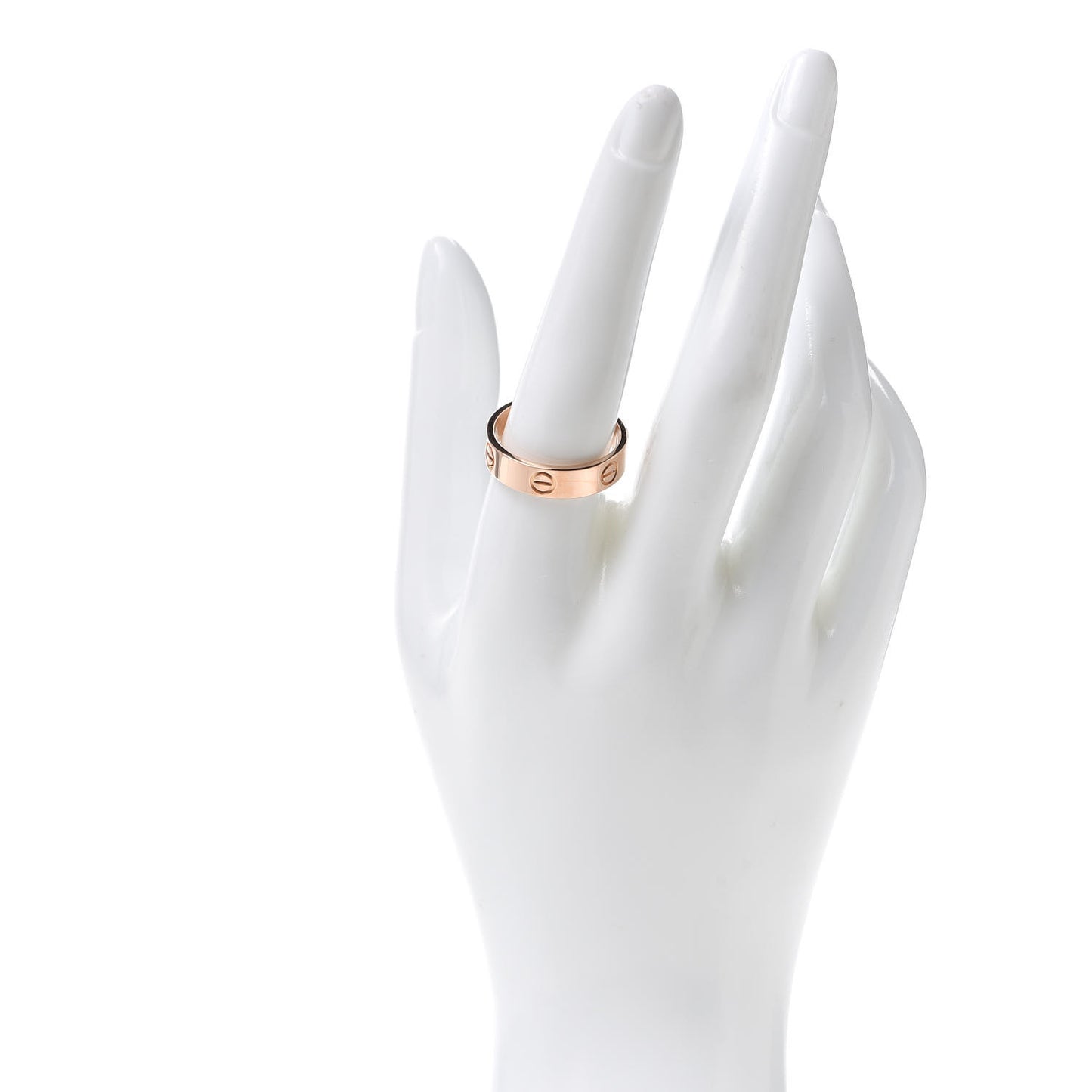 18K Pink Gold 5.5mm LOVE Ring 60 9