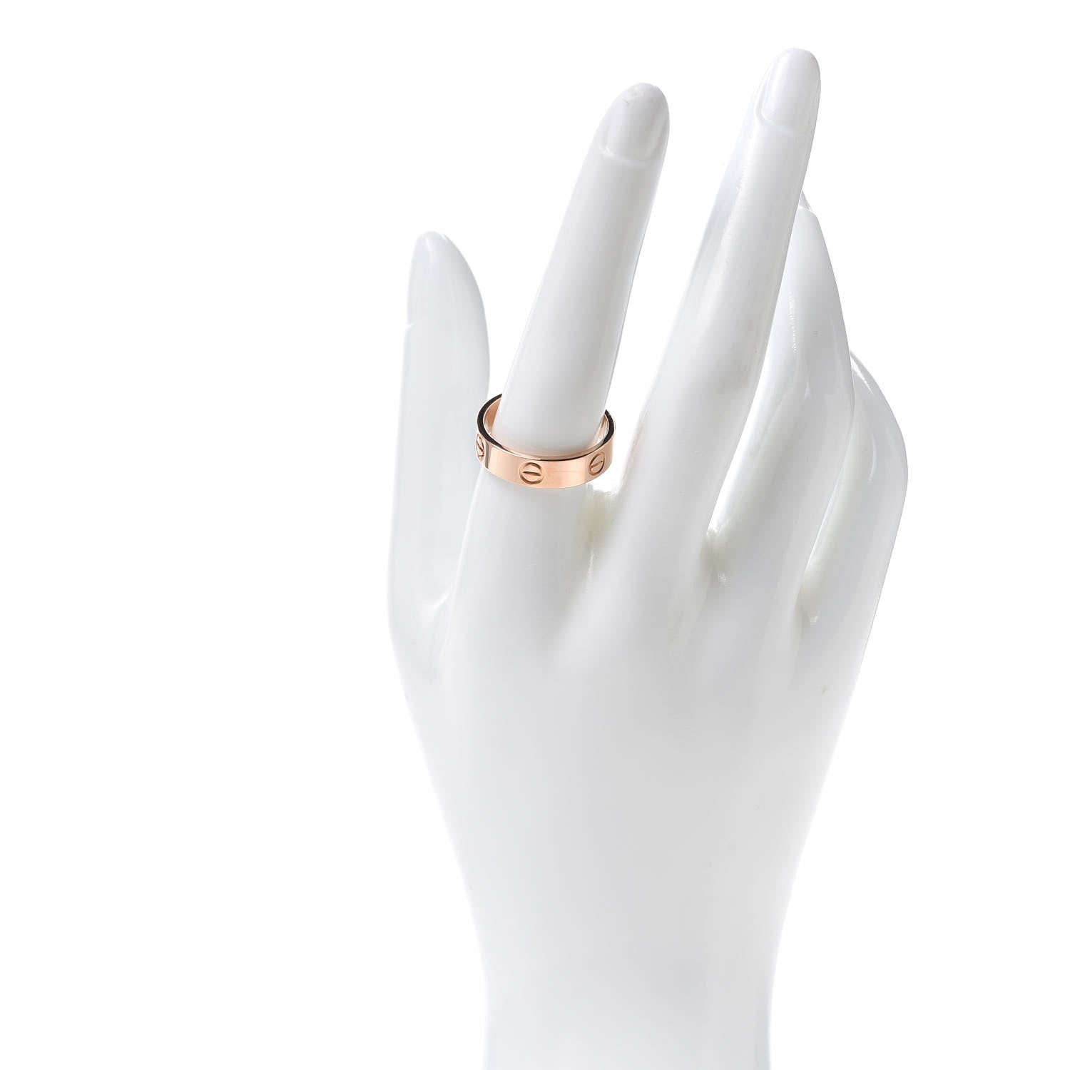 Cartier 18K Pink Gold 5.5mm LOVE Ring 60 9 2 of 4
