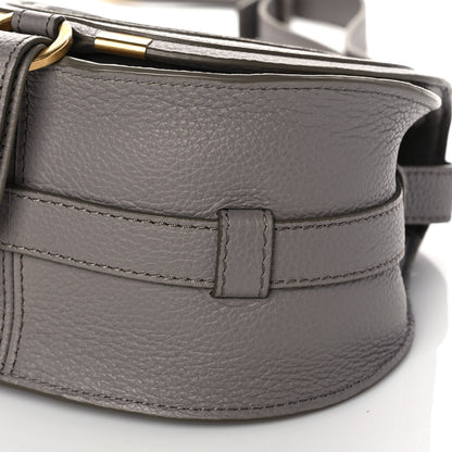 Chloe Calfskin Mini Marcie Round Crossbody Bag Cashmere Grey 9 of 11