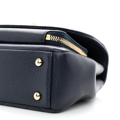 Chanel Caviar Quilted Small Business Affinity Flap Navy 10 of 11