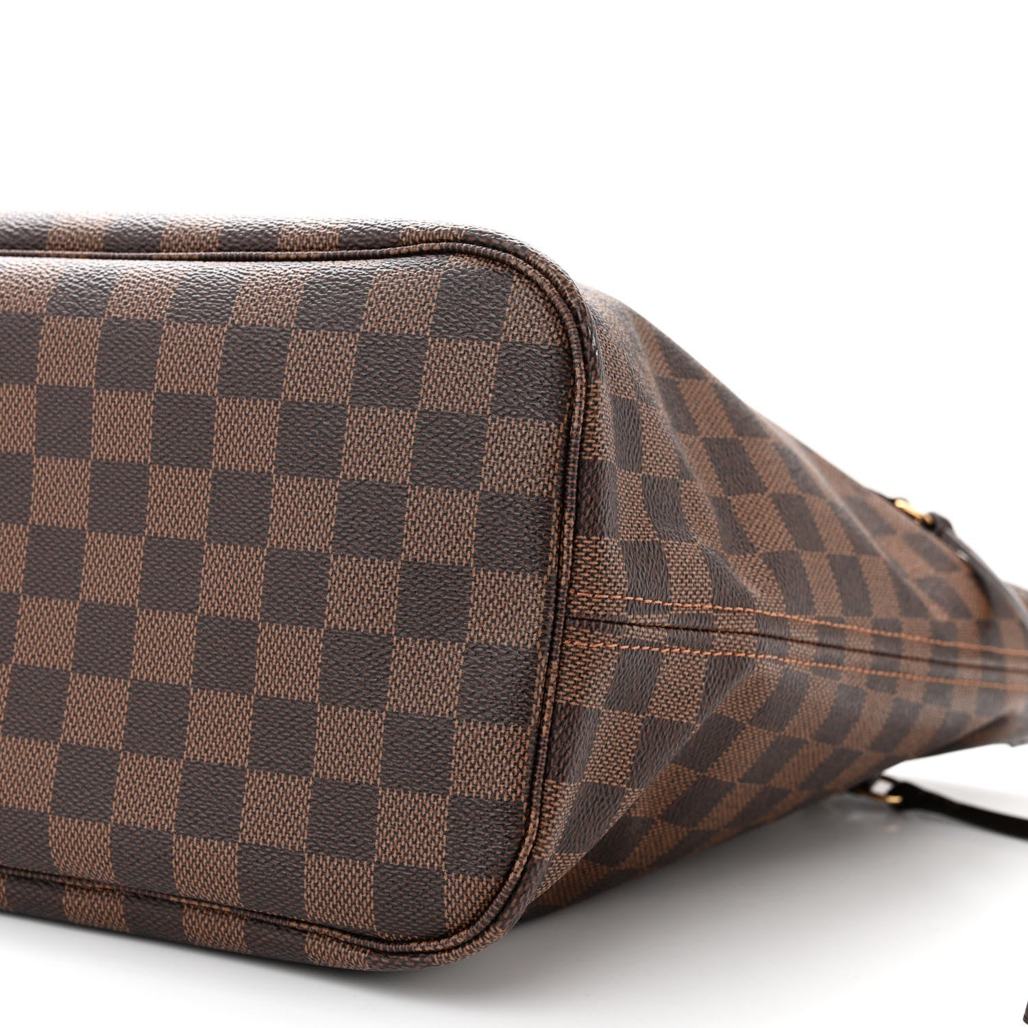 Louis Vuitton Damier Ebene Neo Neverfull MM Rose Ballerine 10 of 11
