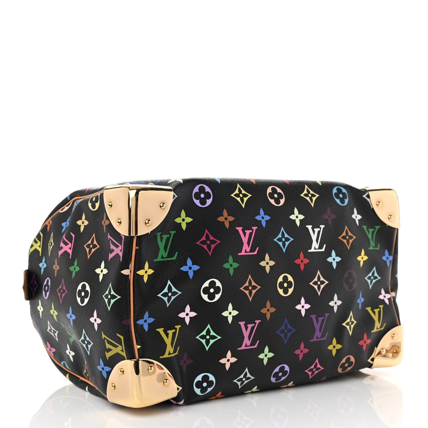 Louis Vuitton Monogram Multicolor Speedy 30 Black 4 of 8