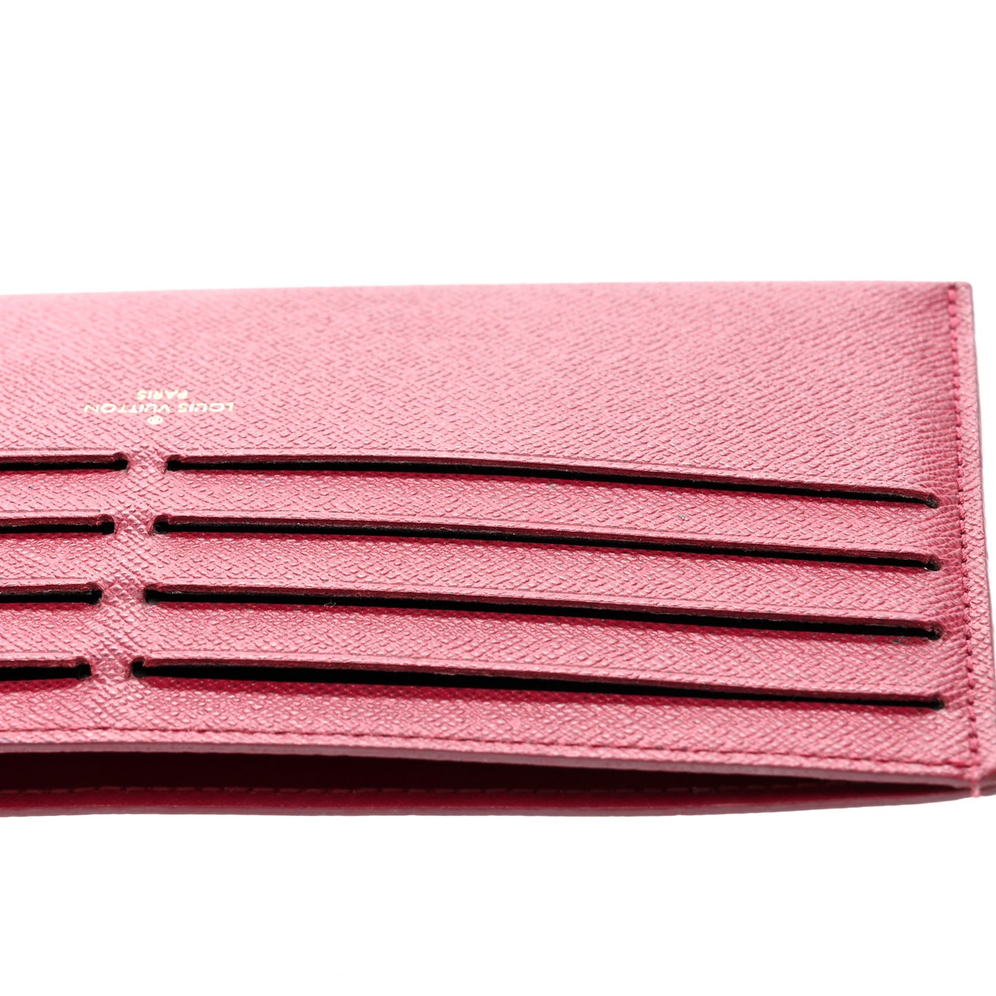 Calfskin Felicie Card Holder Insert Fuchsia